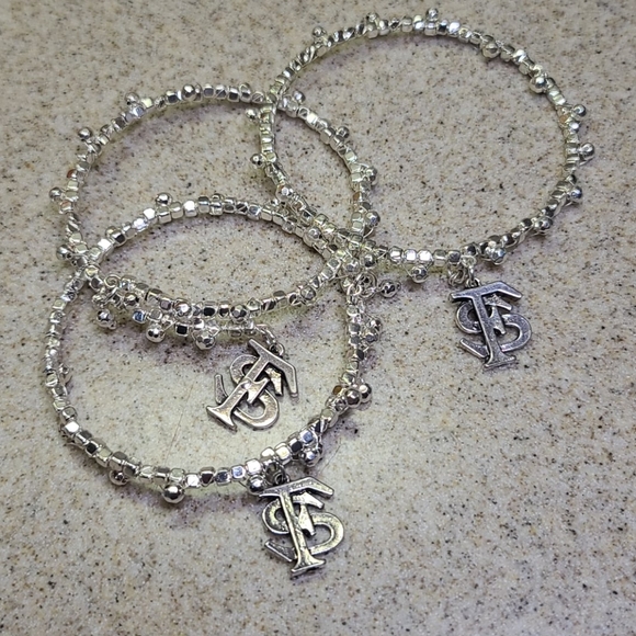Bracelet Florida State University  Silver/Silver tone jewelry . ADJUSTABLE - Picture 1 of 7